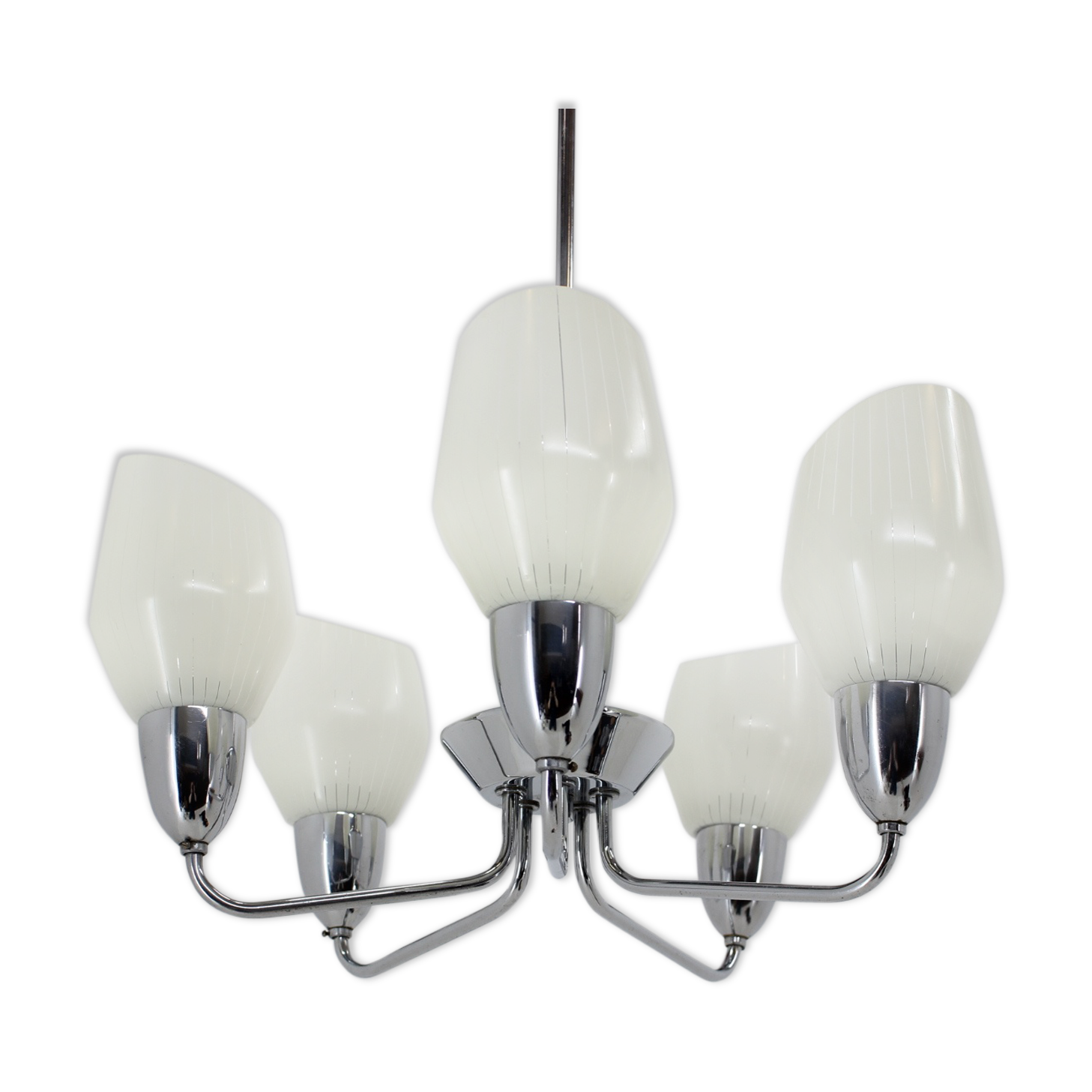 Mid-century chandelier, Elektroinstala Děčín, 1950