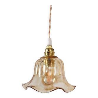 Amber vintage lamp