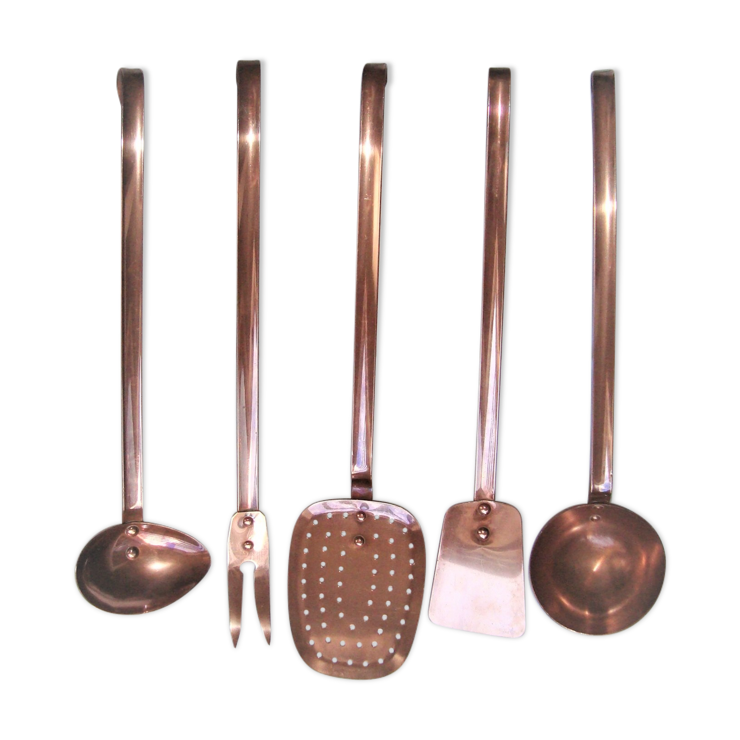 Copper kitchen utensils made in france