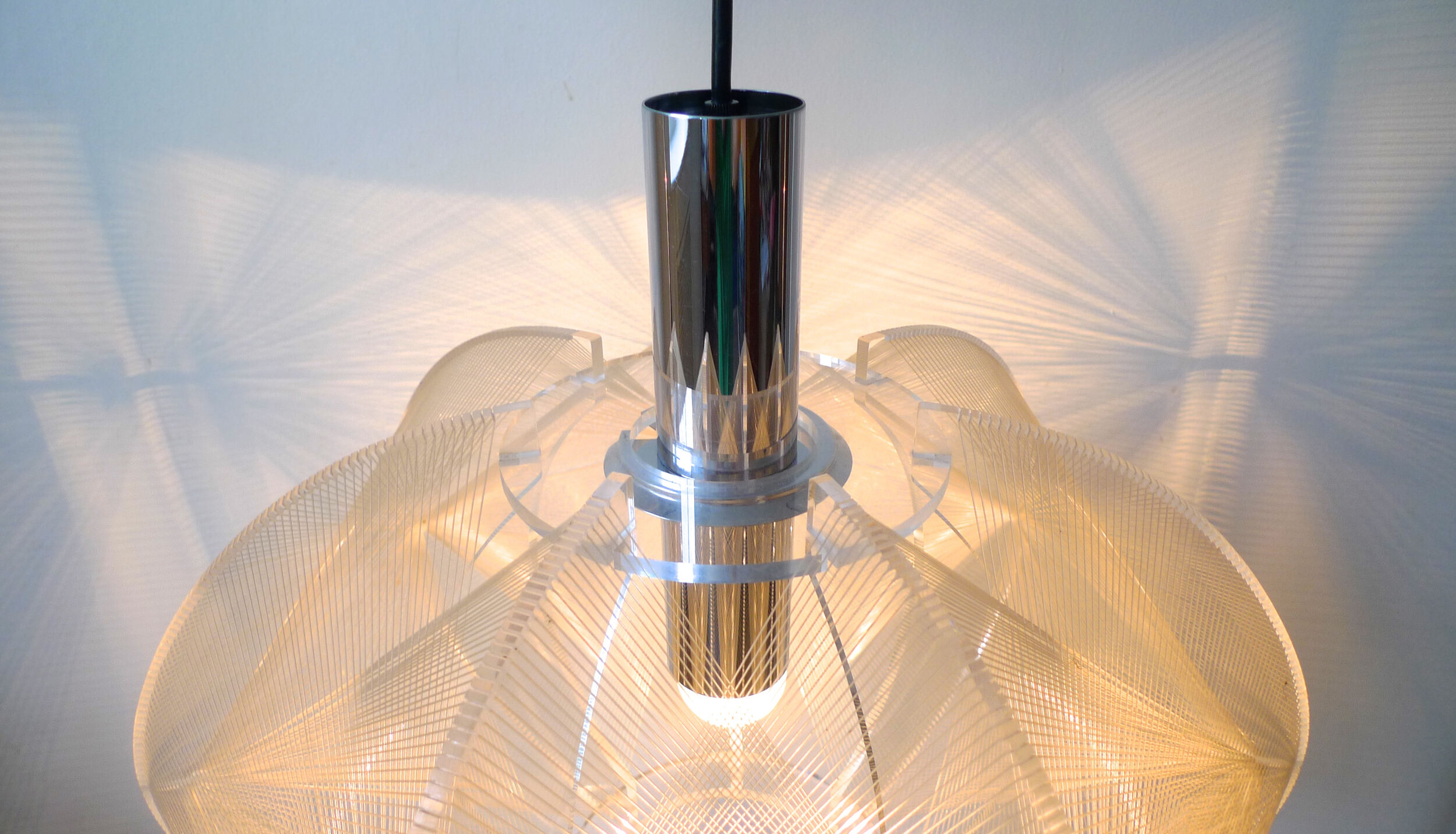 Paul Secon hanging lamp by Sompex 1960