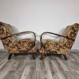 Art deco armchairs by Jindrich Halabala