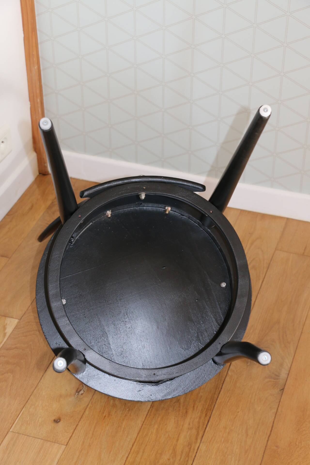 BAUMANN black seagull chair black skai