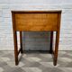 Vintage Wooden School Desk with Storage #D381