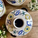 Set of 3 vintage serving dishes from the Flamingo series by Stavangerflint