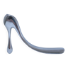 Manolo Blahnik cast aluminum shoehorn 2004 for Habitat