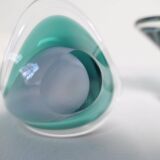 Set of 6 pieces of modern mid-century art glass "Shell", Flygfors Sweden 1955