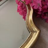 Golden baroque mirror