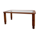 Table basse en bois et verre