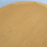 Vintage round coffee table design Maison Regain style 1970s