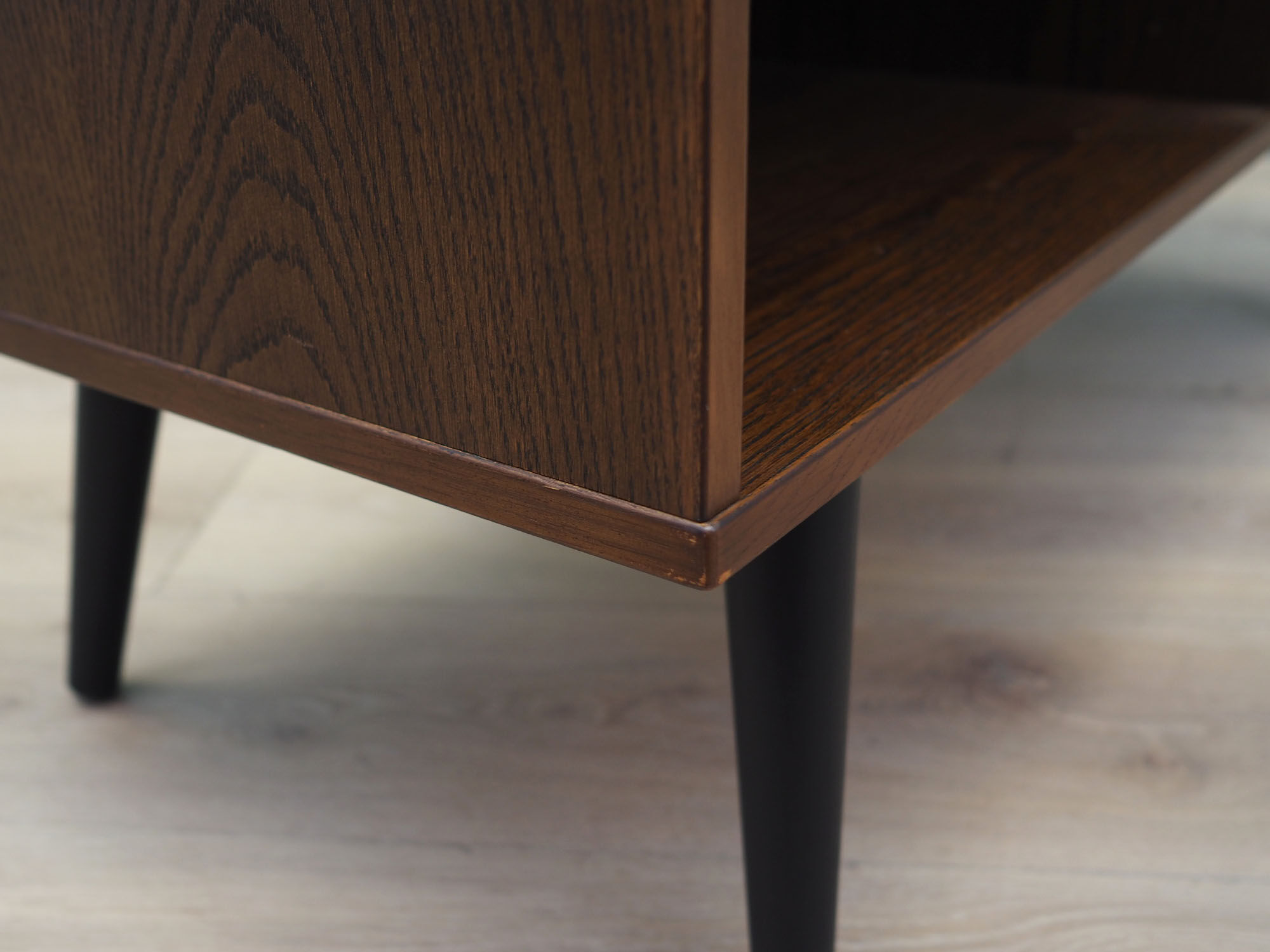 Oak bookcase, Danish design, 1970s, production: Denka