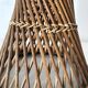 Tabouret en rotin et cannage forme tabouret Tam tam