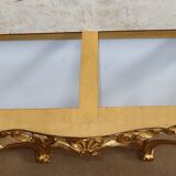 Wall Console in Golden Wood, Louis XV style – Mid 20th century