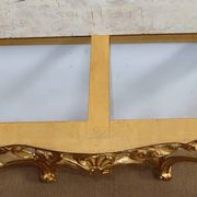 Console murale en bois doré style Louis XV, milieu XXème