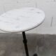 Marble and cast iron plant stand, 1960s, D30