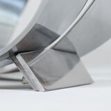 Knut Hesterberg. Space Age coffee table by Knut Hesterberg for Ronald Schmitt, diamond aluminium, 1970s, Germany.