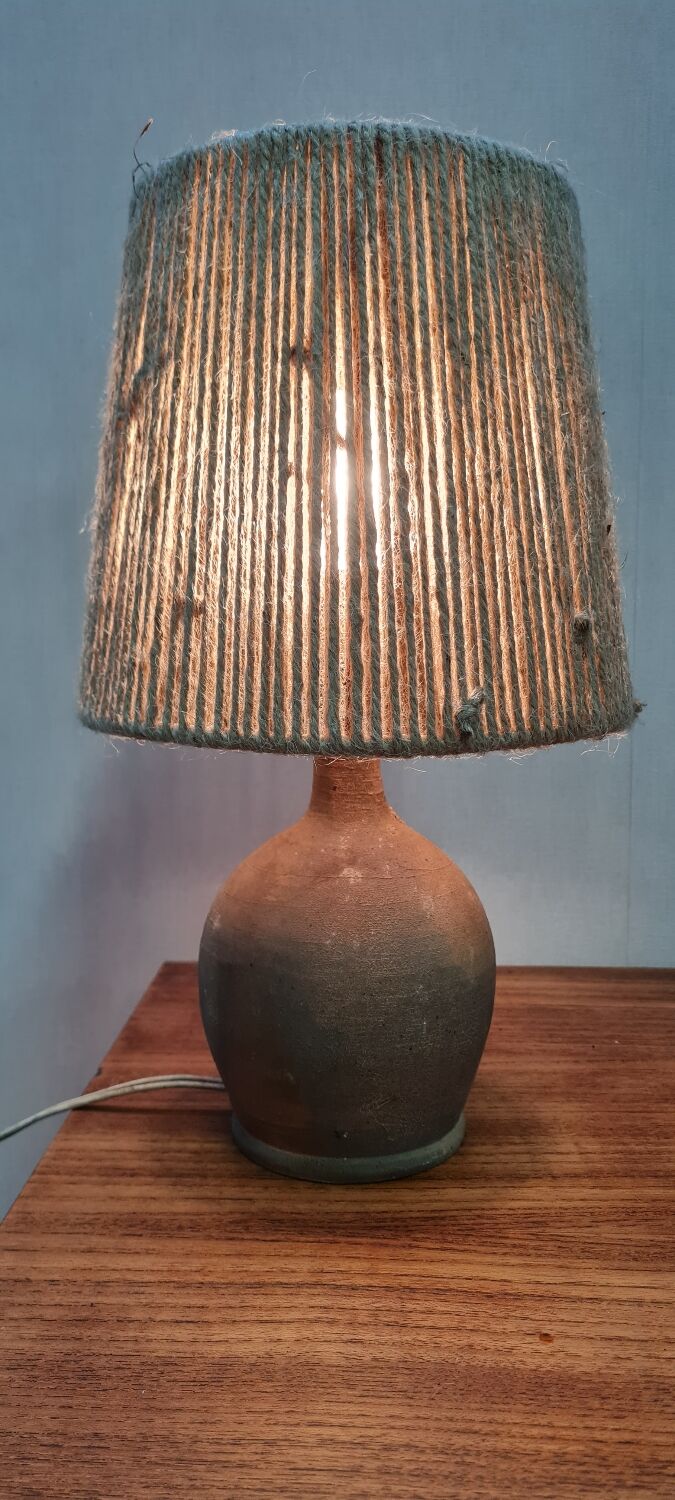 Sandstone lamp circa 1950
