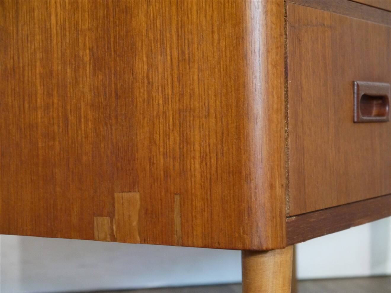 Vintage Scandinavian teak chest of drawers