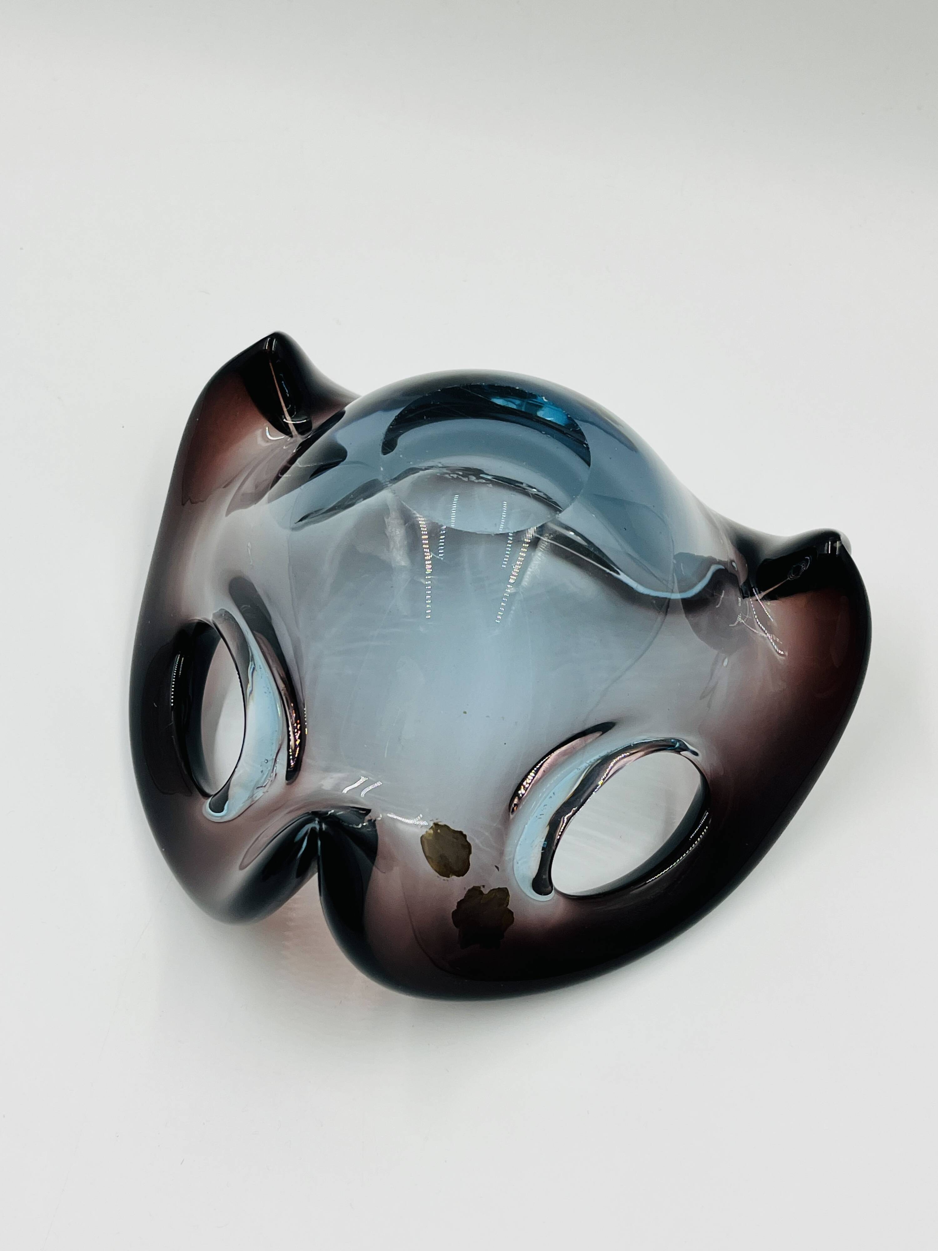 Murano Sommerso Ashtray Bowl – Flavio Poli for Seguso