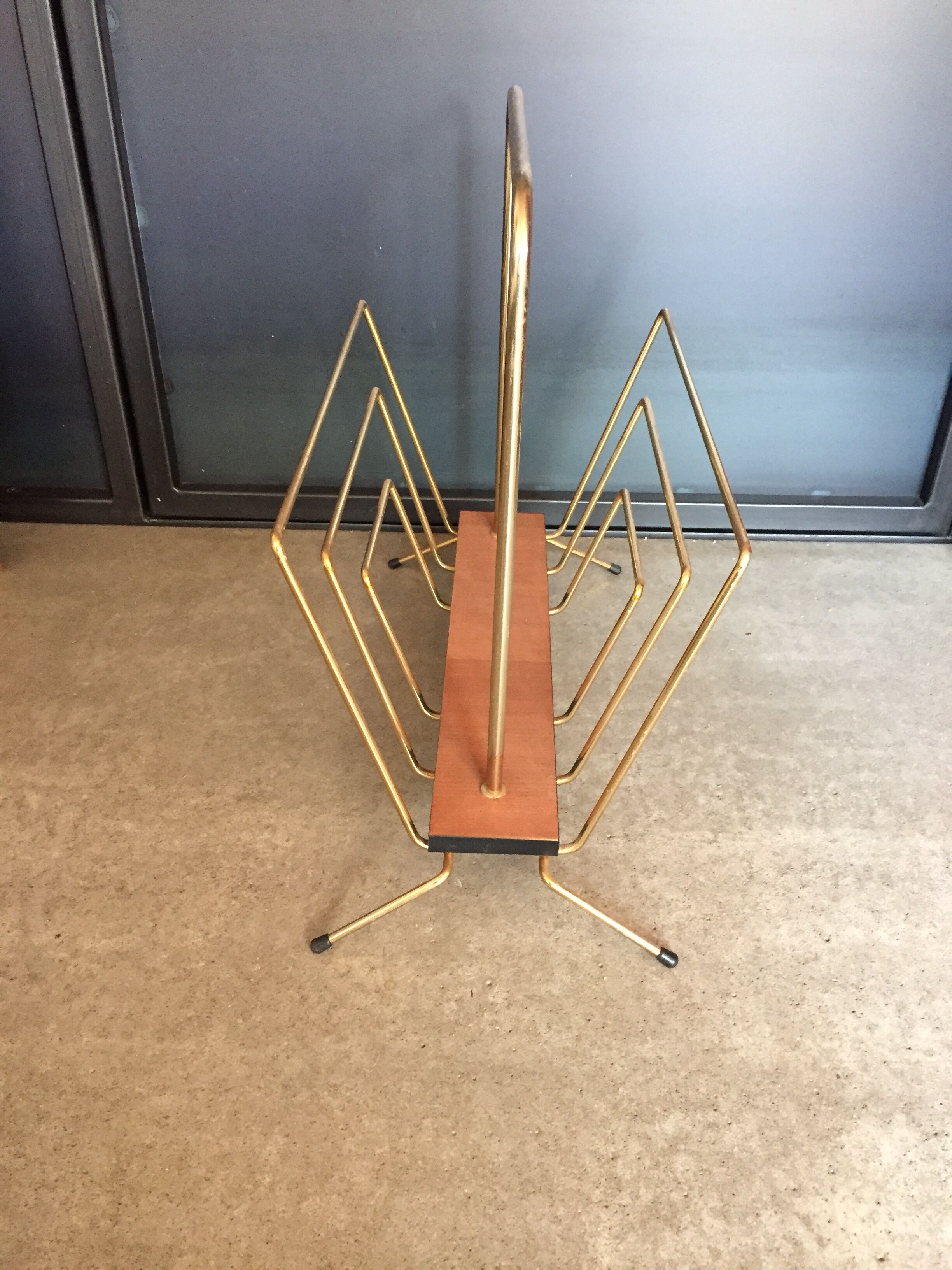 Golden magazine door