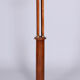 Restored art deco pedestal, beech, walnut, 1920s, czechia