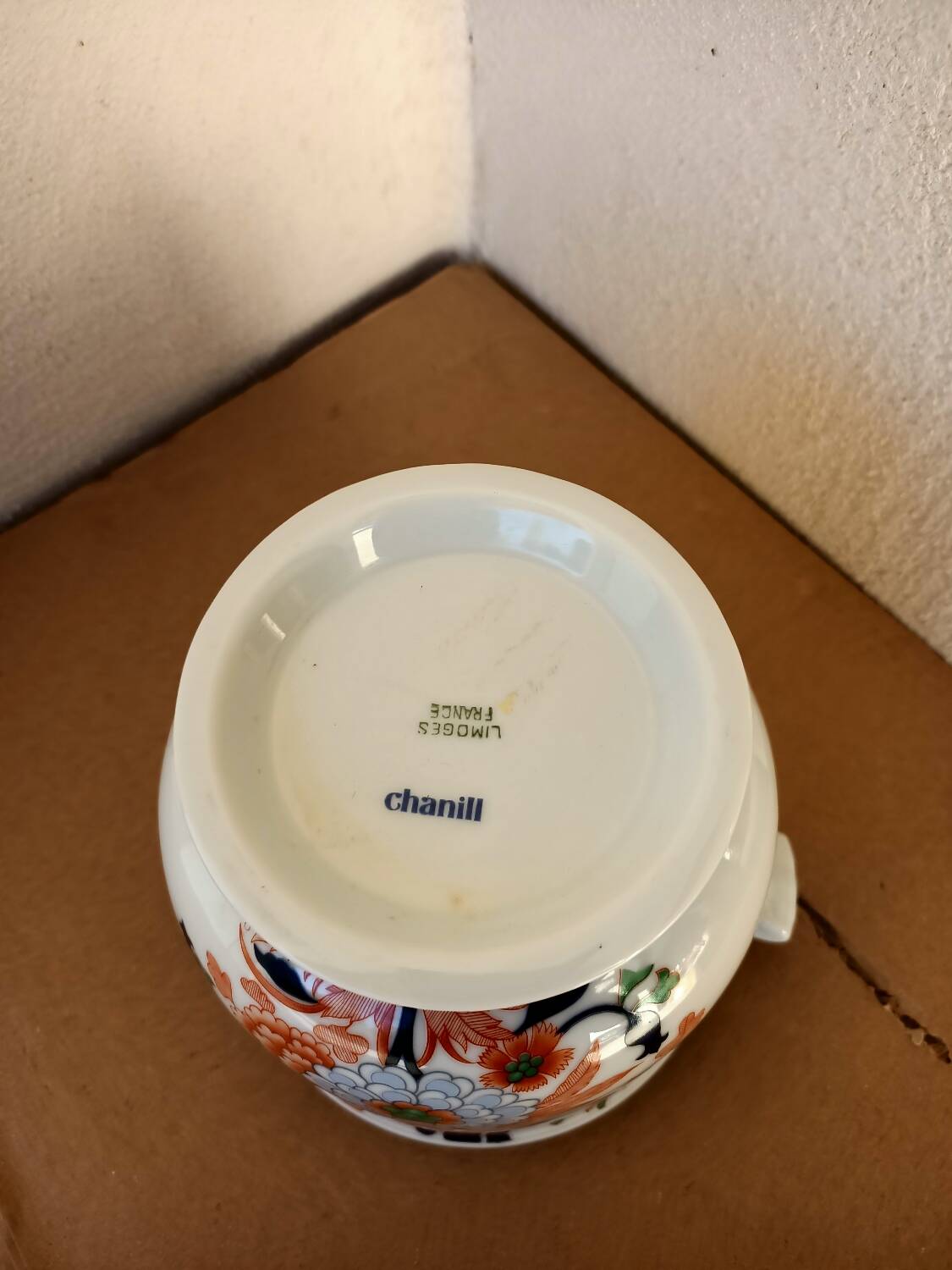 Limoges porcelain plant pot