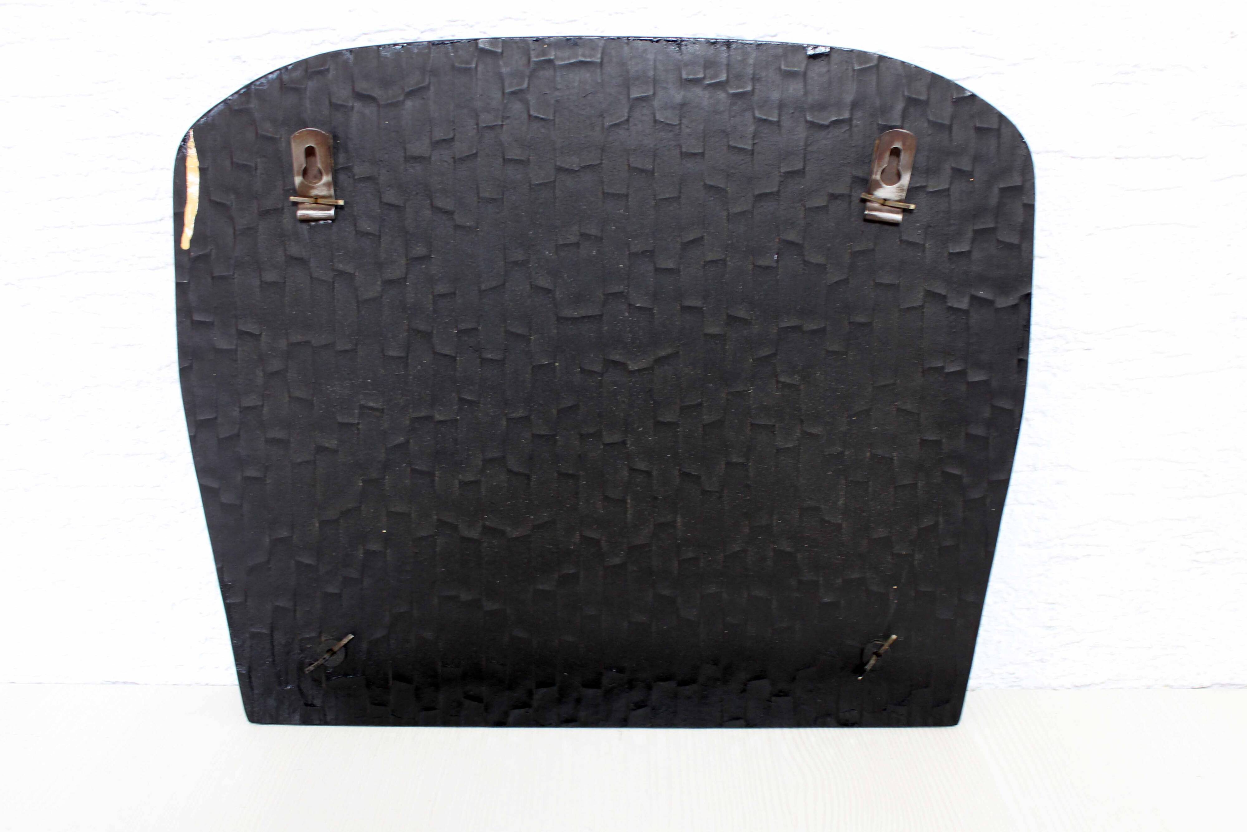 Black glass mirror 1970