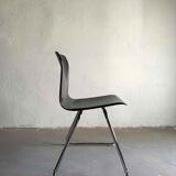 7 chaises empilables en acier tubulaire Pagholtz | Allemagne de l’Ouest | années 1960