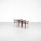 Side tables by Kai Kristiansen for Skovmand & Andersen Denmark 1960