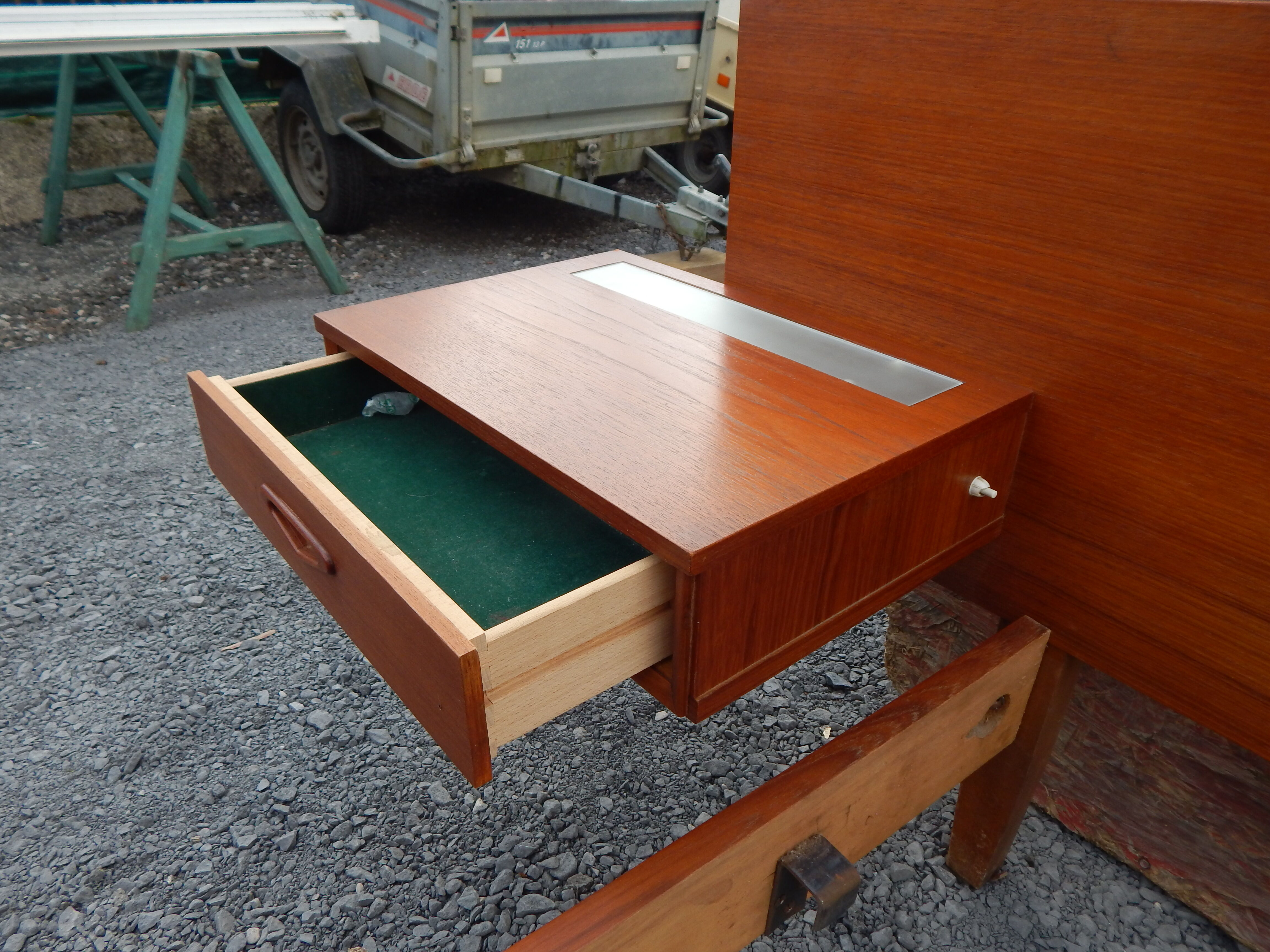 Vintage hanging bedside head year 50/60