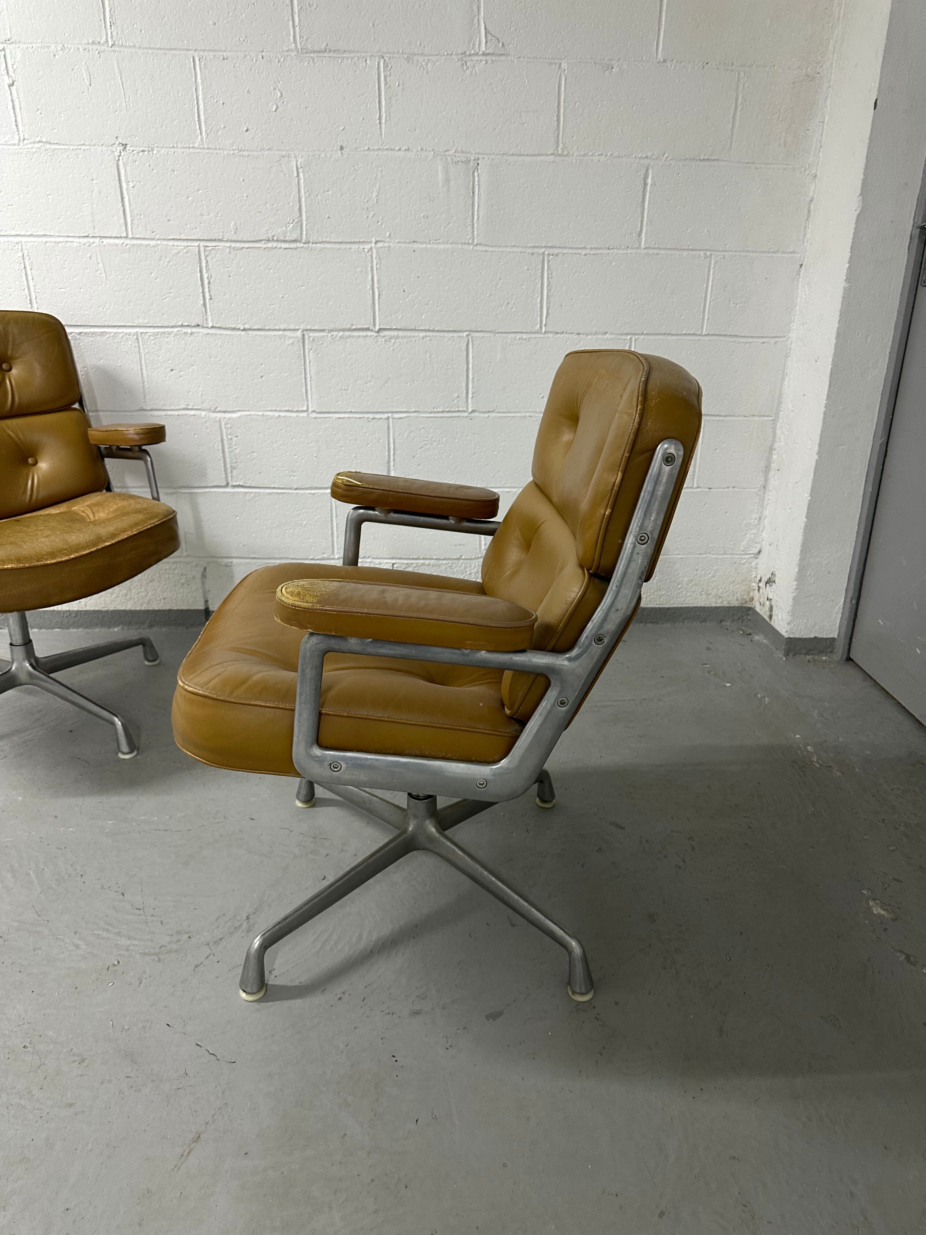 Lobby  Chair Charles & Ray Eames Édition édition Herman Miller Vintage