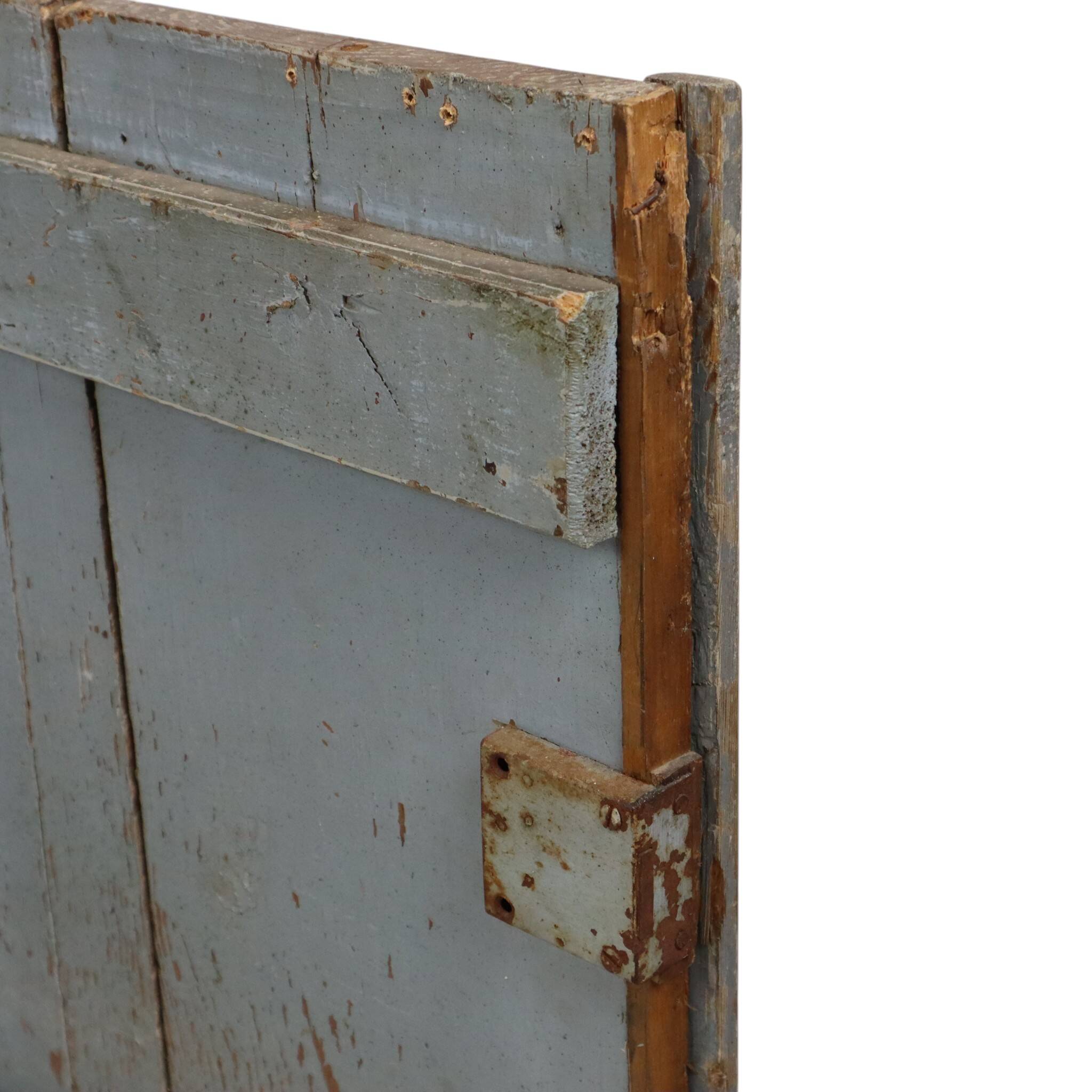 Characterful Old Blue Workbench Sideboard Unique 124cm