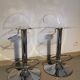 2 plexiglass bar stools