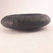 vintage black ceramic pocket cup 1980 Jacques Molin