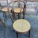 Set of 4 bistro chairs bois courbé type viennois mismatched