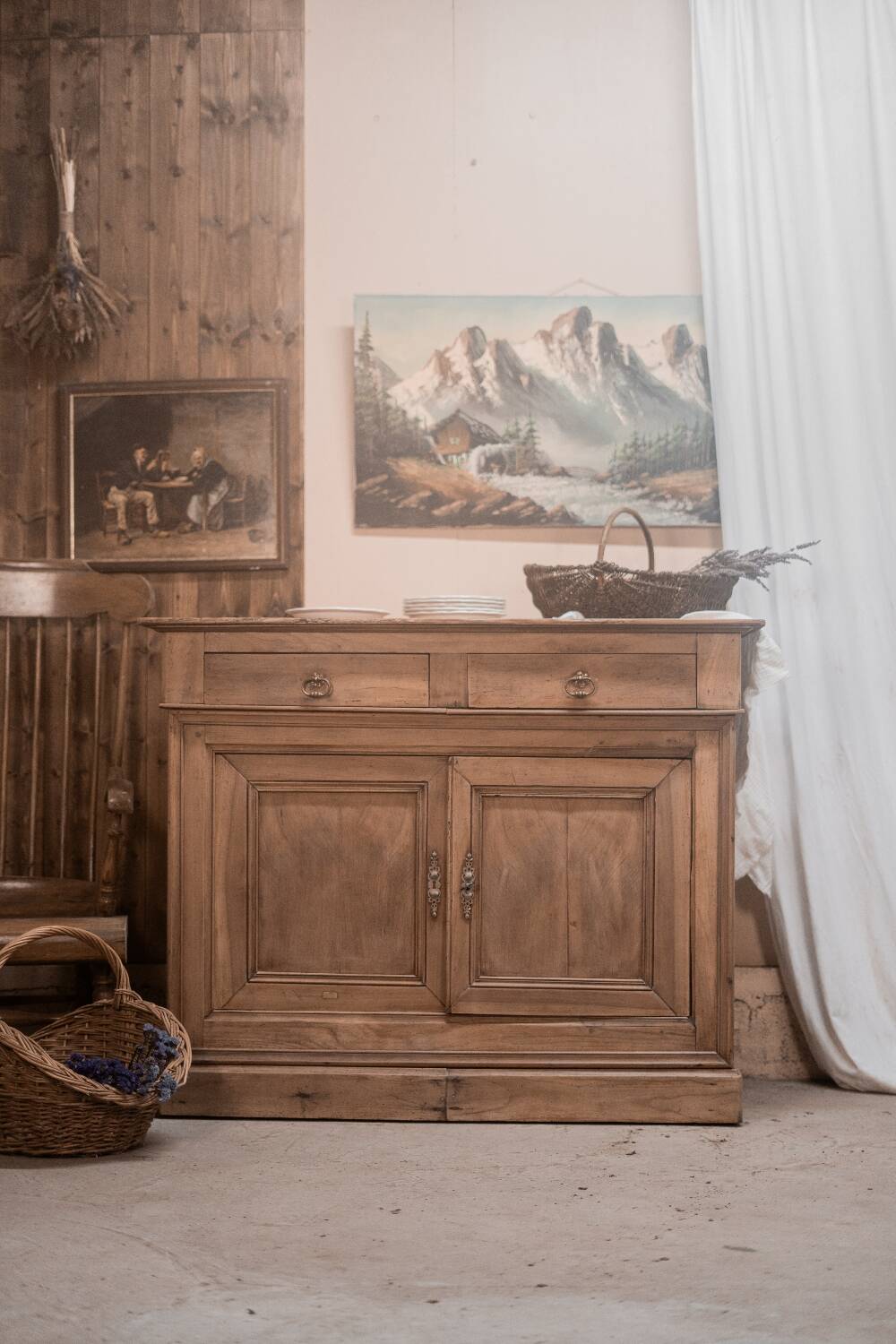 Renovated antique sideboard