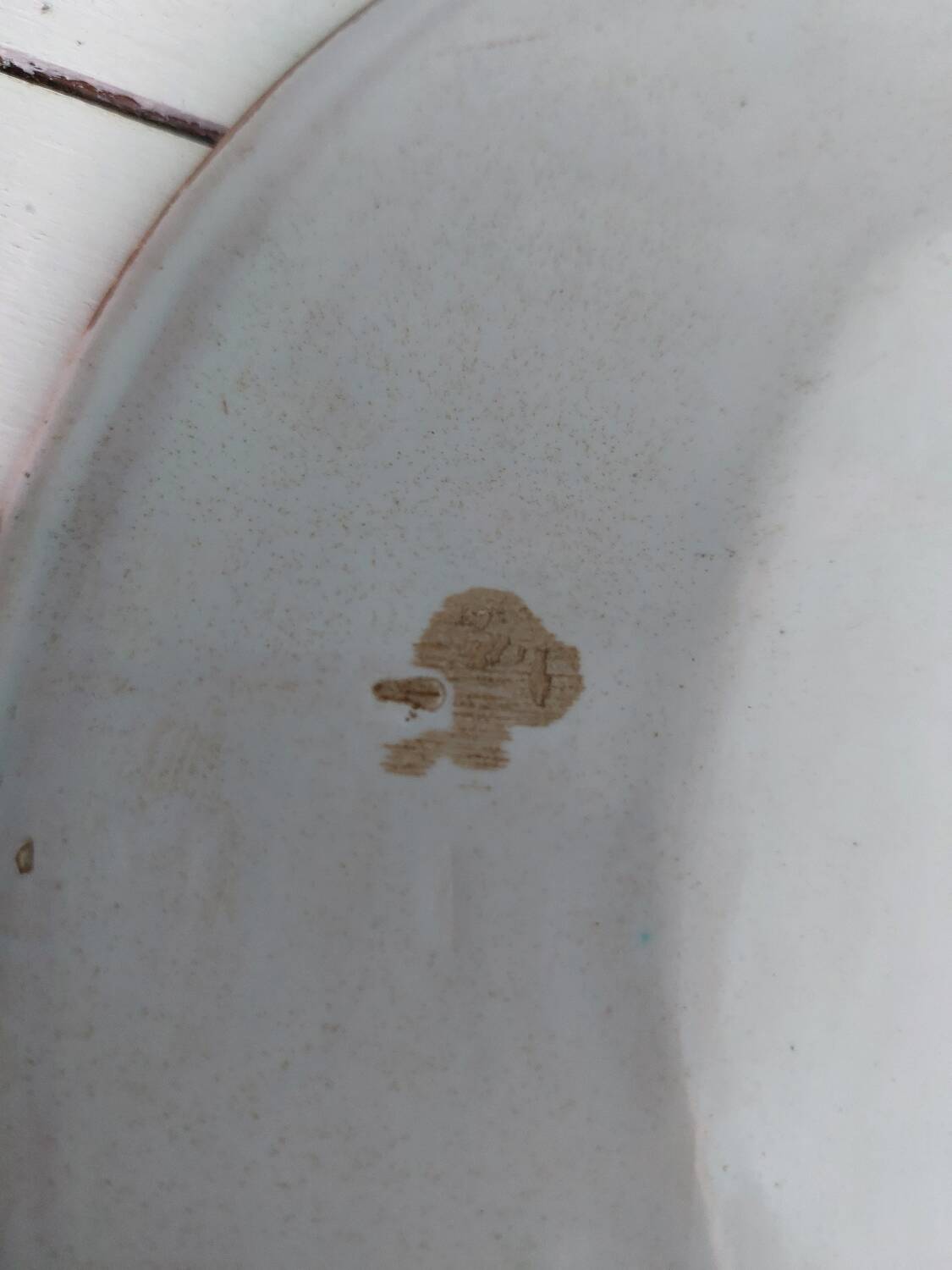 Old fun rooster plate