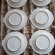 12 flat plates in earthenware/fish