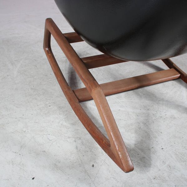 Fauteuil à bascule « Gemini » des années 1960 par Walter S. Chenery pour Lurashell, Royaume-Uni