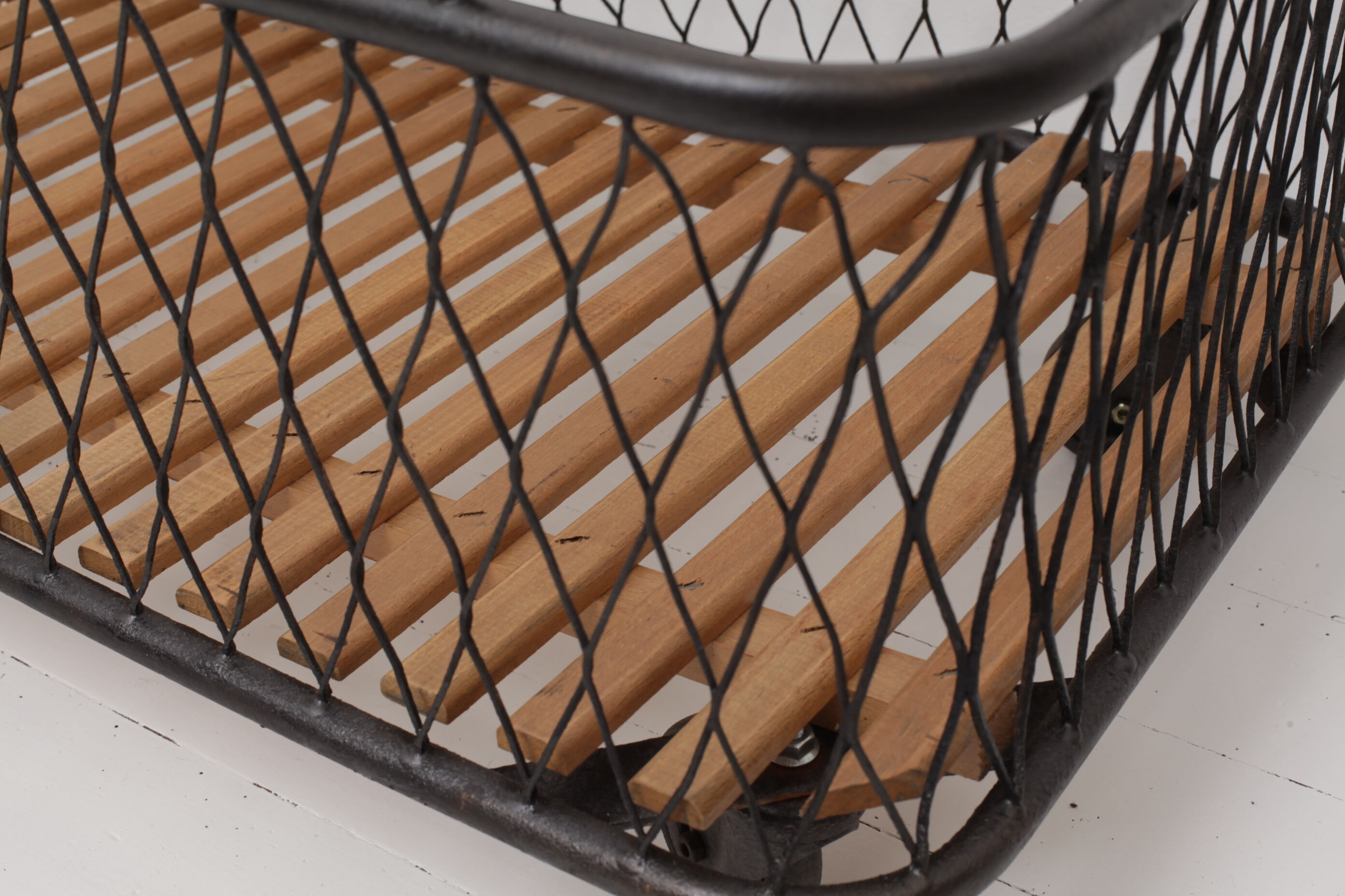 Metal baker's trolley