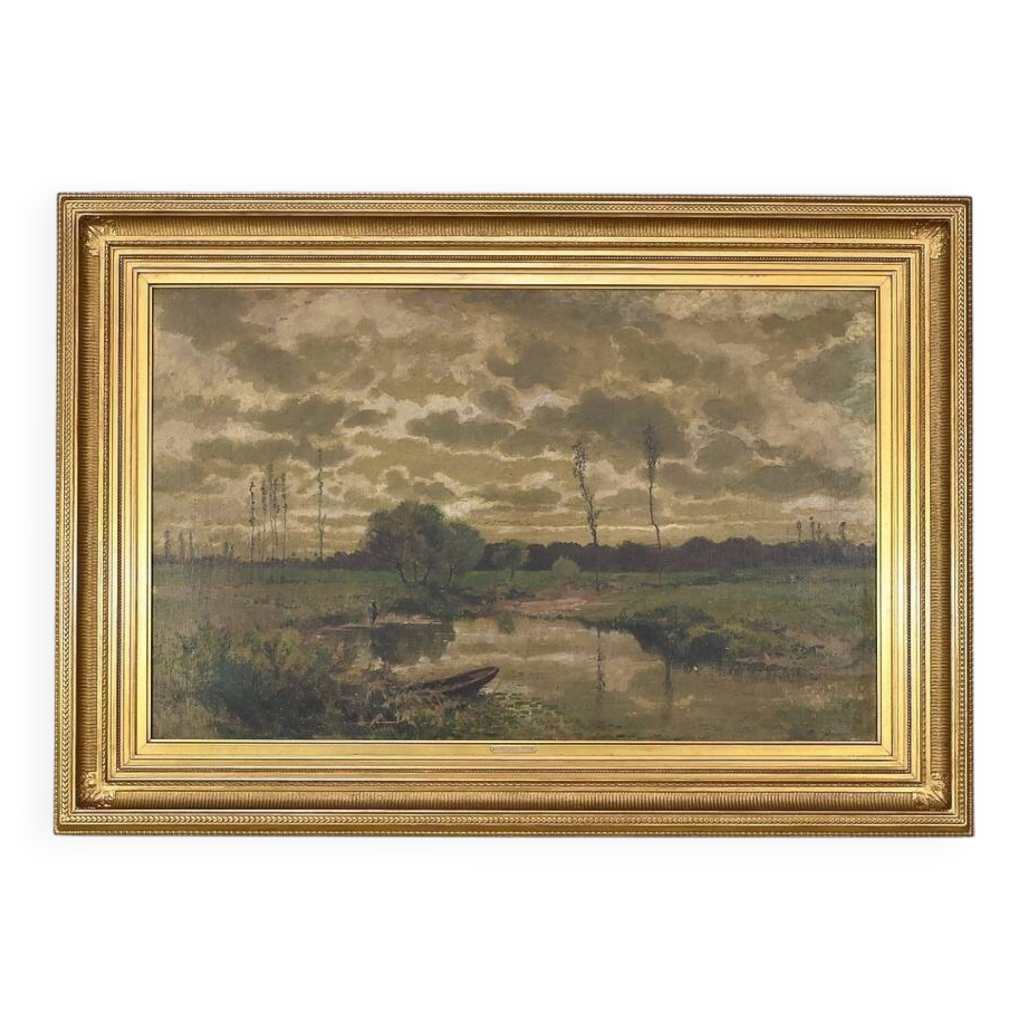 Oil on canvas, signed Cheret – Mid 19th century