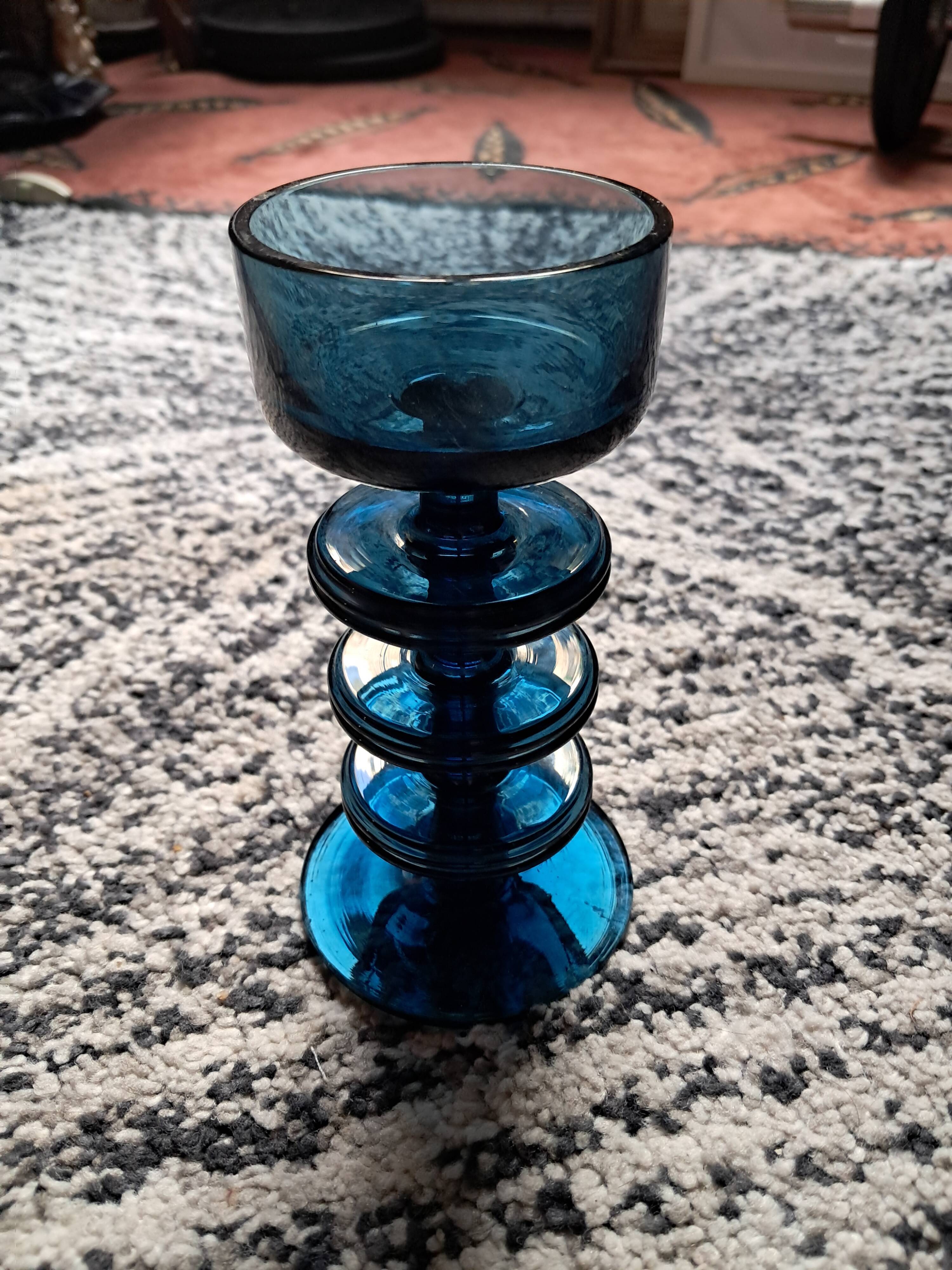 Antique English candlestick in Wedgwood.