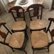 Lot de 4 chaises en bois de hêtre massif