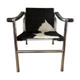 Armchair lc by Le Corbusier, Cassina 1960