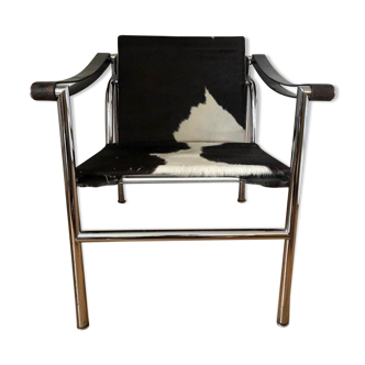 Armchair lc by Le Corbusier, Cassina 1960