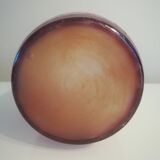 Legras biscuit bucket in glass paste Ruby series