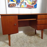 Vintage desk from the 60s light oak