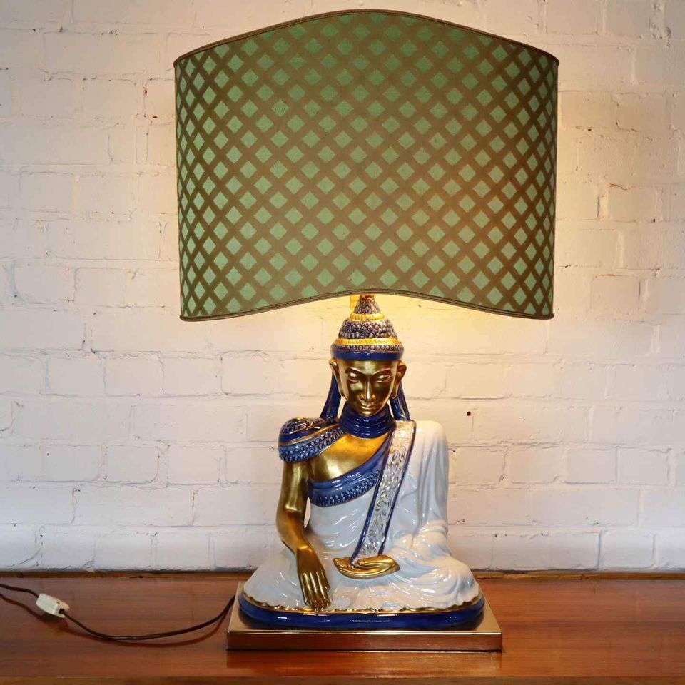 Italian lamp by Societa Porcellane Artistiche Firenze, 1970's.