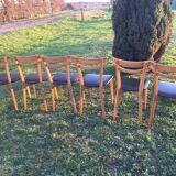 Series of 6 Scandinavian chairs
