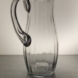 Blown glass pitcher