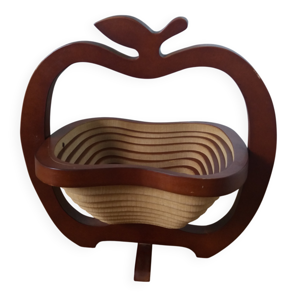 Panier corbeille à fruits pliable en forme de pomme